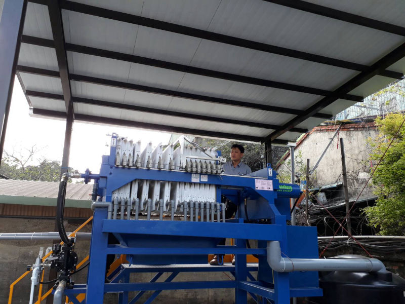 新莊華新電纜板框脫水機